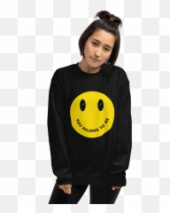 Happiness Sweatshirt - Crew Neck Emoji,Emoticon Ng