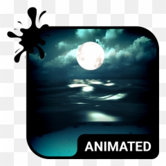 Full Moon Animated Keyboard Live Wallpaper - Apps On Spider Live Emoji,Moon And Fire Emojis
