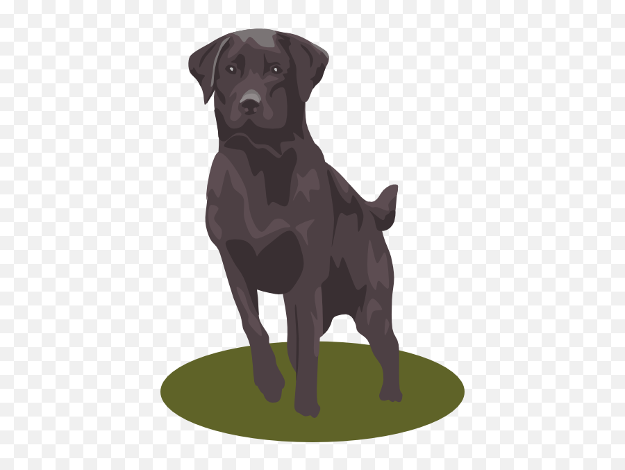 Black Lab Dog Clipart - Clipart Black Dog Emoji,Happy Birthday Emoticons With Labrador Retriever