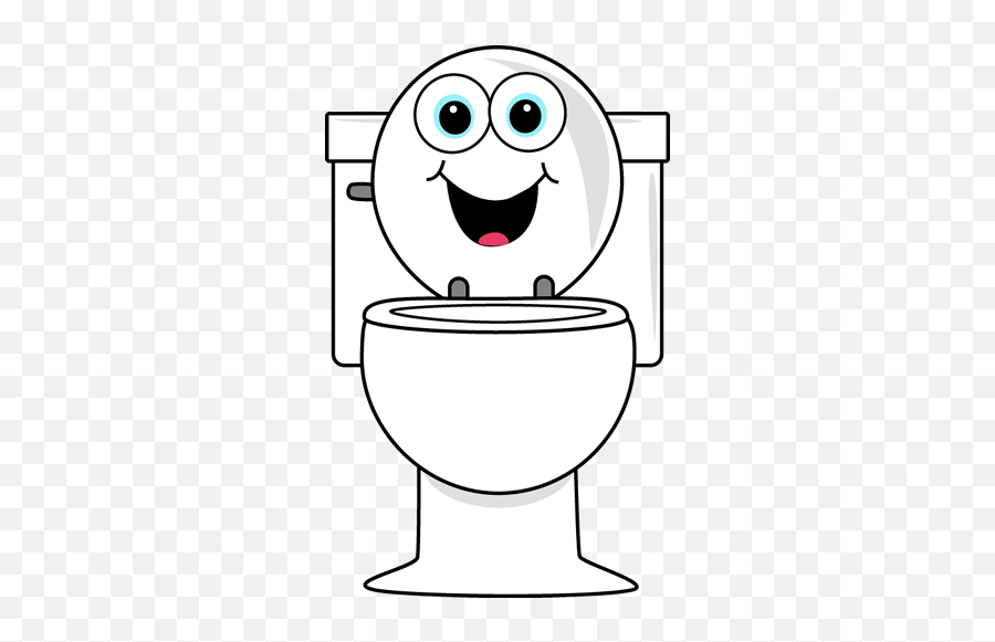 Cartoon Toilet Clip Art - Cute Toilet Clip Art Emoji,Toilet Emoji