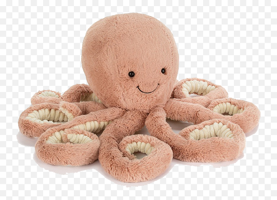 Jellycat Odell Octopus - Jellycat Odell Octopus Emoji,Emoticon Character Plush Accent Pillow