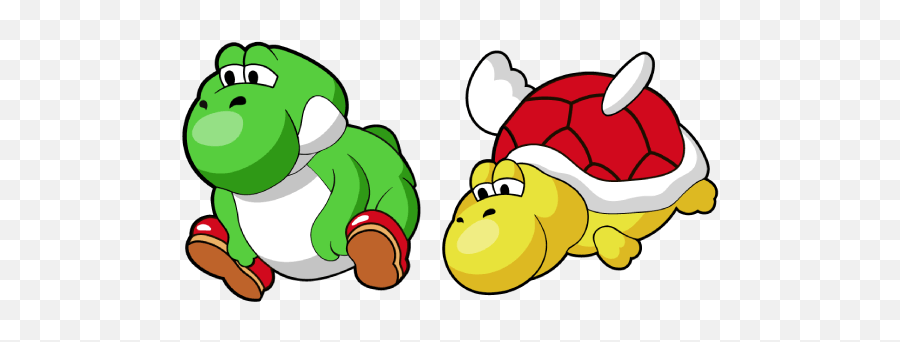 Fat Yoshi Meme Cursor U2013 Custom Cursor - Yoshi Super Mario Rpg Emoji,Thicc Thinking Emojis