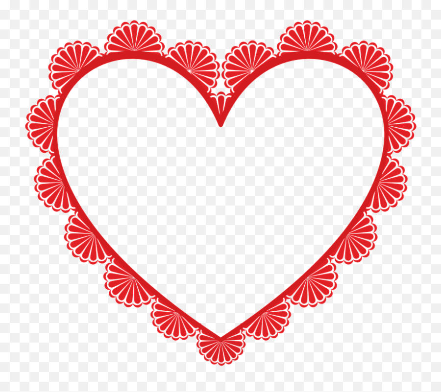 Frame Heart Border - Frame De Coração Em Png Emoji,Caracter Coração Emotion