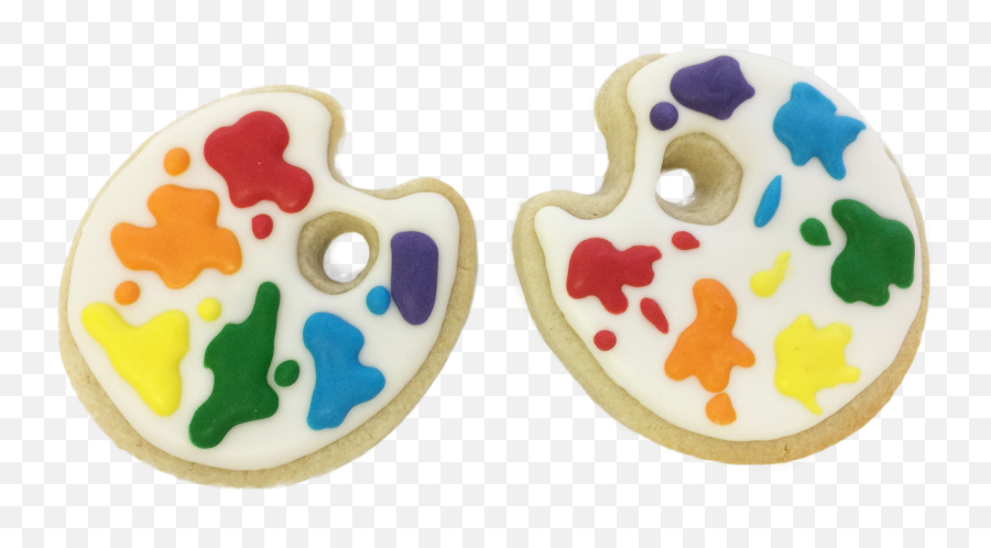 Paint Palette Cookies - Lovely Emoji,Paint Palette Emoji