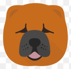 Personalised Chow Chow Dog Bowls - Chow Chow Icon Png Emoji,Rainbow Emoji Dogs