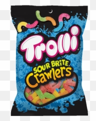 Trolli Sour Brite Crawler Peg Bag 12 - Trolli Sour Brite Crawlers Emoji,Angry Birds Gummies With Emojis?!?!