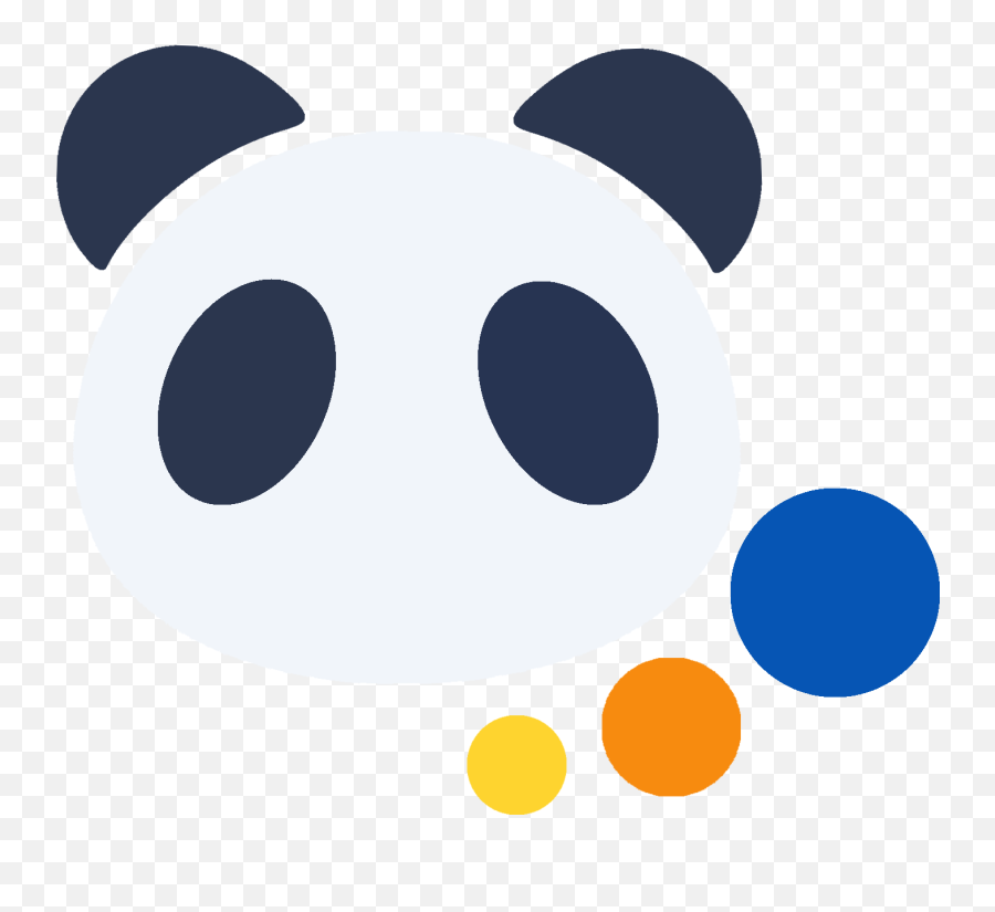 Survey Panda - Dot Emoji,Wolf Emoticon Instagram