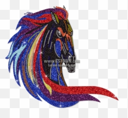 Bling Glitter Elegant Horse Decorate With Rhinestone Transfers Emoji,Iron On Sparkle Emojis