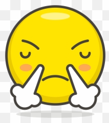 055 - Face Steam Emoji Fried,Steam Emoji Text