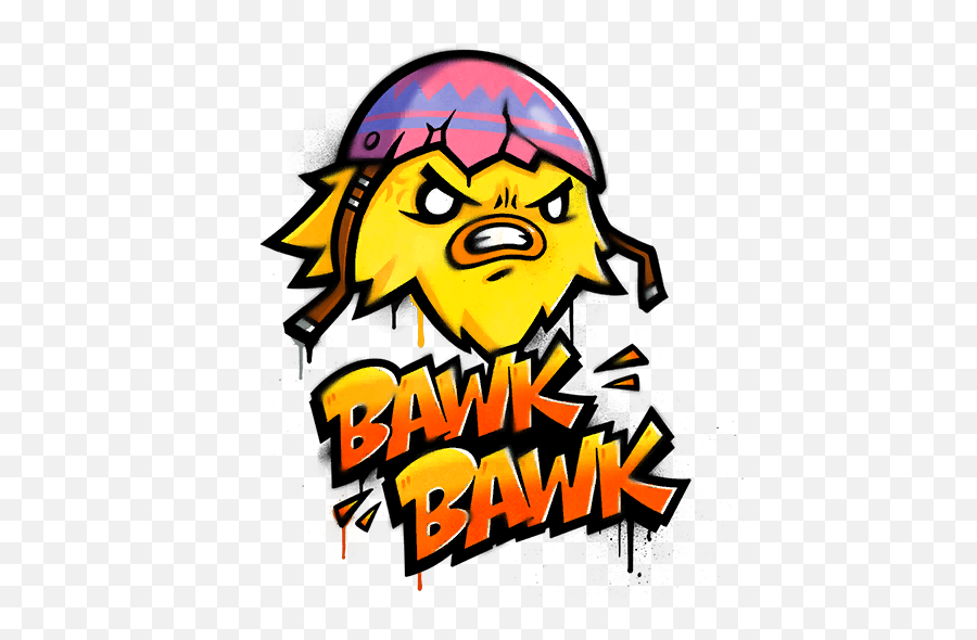 Bawk Off Spray - Fortnite Wiki Emoji,Snowman Emoticon Fortnite