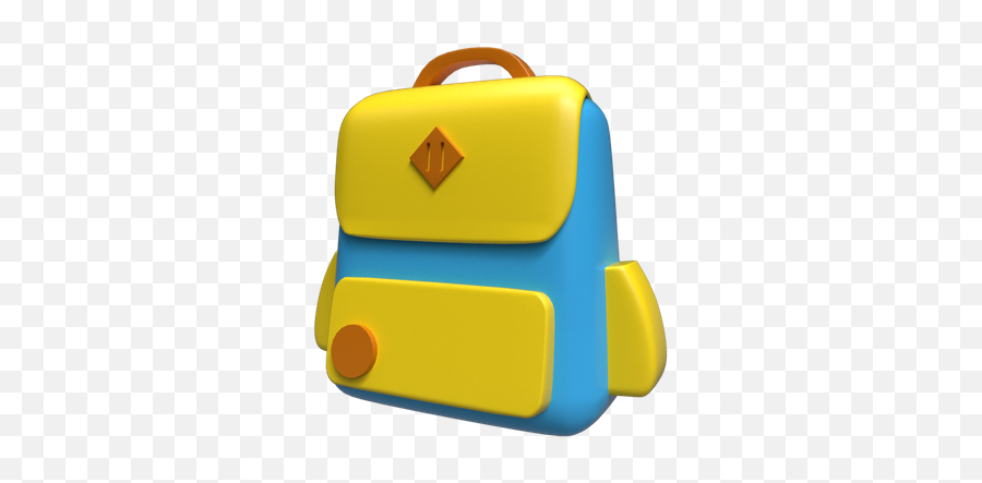 Premium School Bag 3d Illustration Download In Png Obj Or Emoji,Back Pack Emoticon