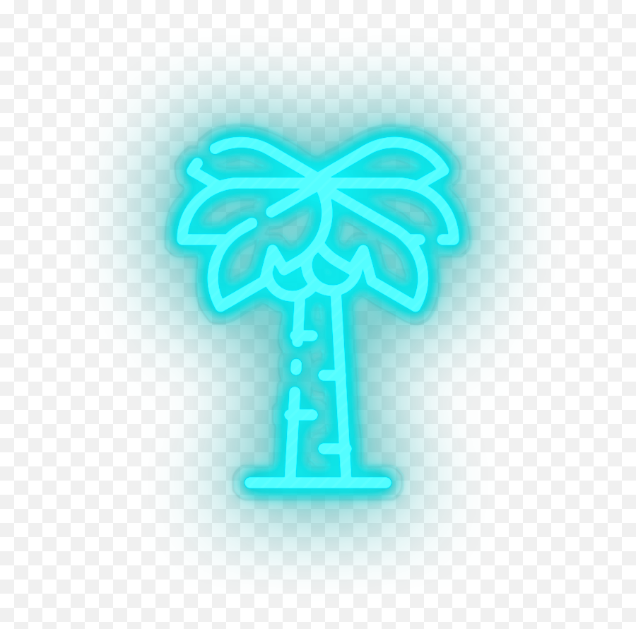 Coconut Drink Neon Sign - Summer Holiday Led Neon Decor Emoji,Palm Tree Beach Emoji