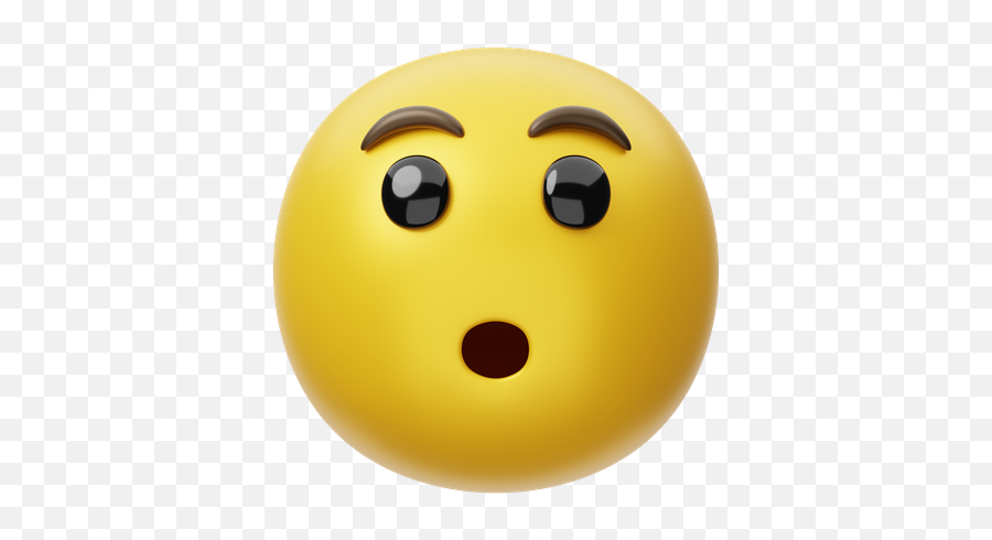 Shocked Emoji 3d Illustrations Designs Images Vectors Hd,Surprisded Emoji