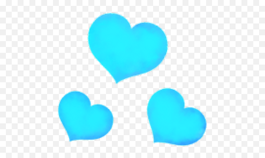 Sticker Maker - Cute Blue Emojis,Blue Eart Emoji
