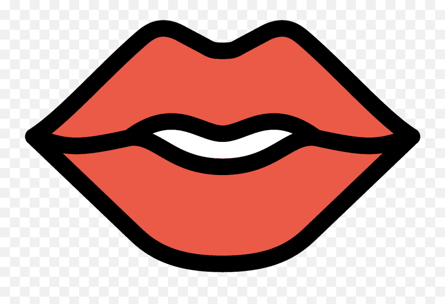 Mouth Emoji Clipart - Emoji Boca,Lips Emoji