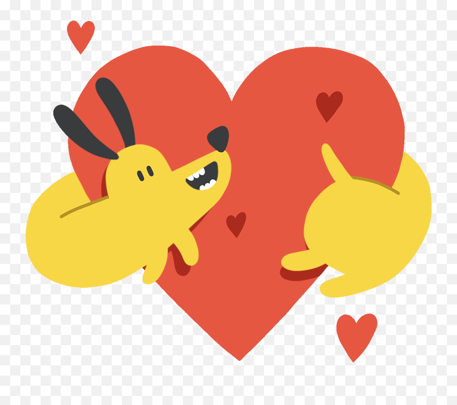 Messenger Love Stickers Gif Bring Your Texts To Life With - Animated Dog Gifs Transparent Emoji,Cute Love Emoji Messages