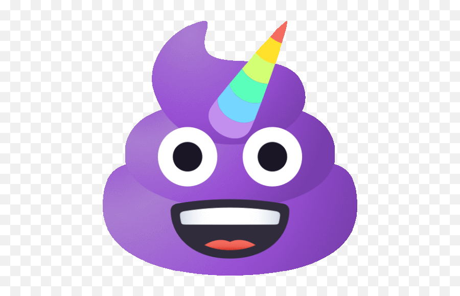 Unicorn Poop Pile Of Poo Gif - Unicornpoop Pileofpoo Joypixels Discover U0026 Share Gifs Party Hat Emoji,Unicorn Emoji Copy