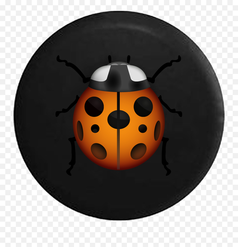 Details About Spare Tire Cover Emoji Text Ladybug Jk Accessories - Ladybird,Horseshoe Emoji
