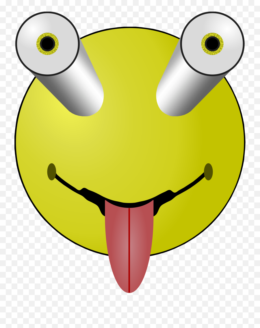 Emoticonsmileyyellow Png Clipart - Royalty Free Svg Png Cartoon Bug Eyed Emoji,Emoji Svg Free