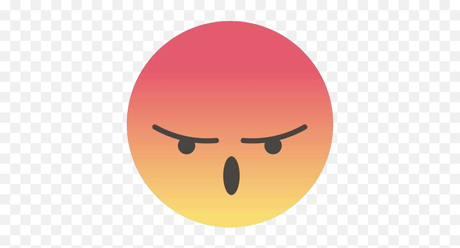 Angry Emoji Reaction Facebook Sticker - Facebook Angry Icon Png,Facebook Angry Emoji Meme