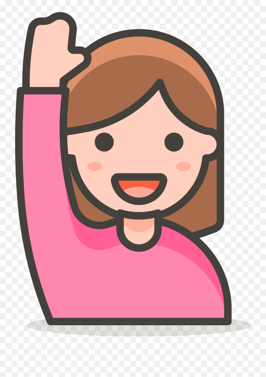 Woman Raised Hand Hand Gesture Icon - Free Download Female Singer Singer Emoji,Woman Crossing Arms Emoji