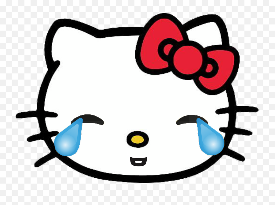 Hellokitty Hello Kitty Sticker By Marina Mccoy - Hello Kitty Png Emoji,Crying Laughing Cat Emoji