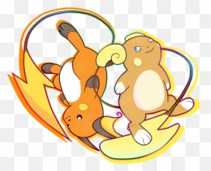 Moon Pikachu Raichu Alola Art - Raichu Alola And Raichu Emoji,Pokemon Mystery Dungeon Emoticons