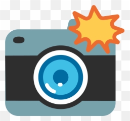 Kamera Med Blitz Emoji Clipart Gratis Download Creazilla - Camara De Fotos Emoji,Emoji Blitz