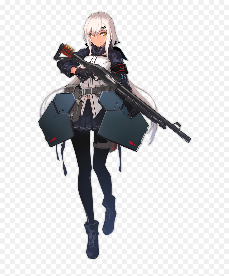 Anime Girl Png - Girls Frontline M590 Emoji,Anime Girl Can See Emotions As Colors Action
