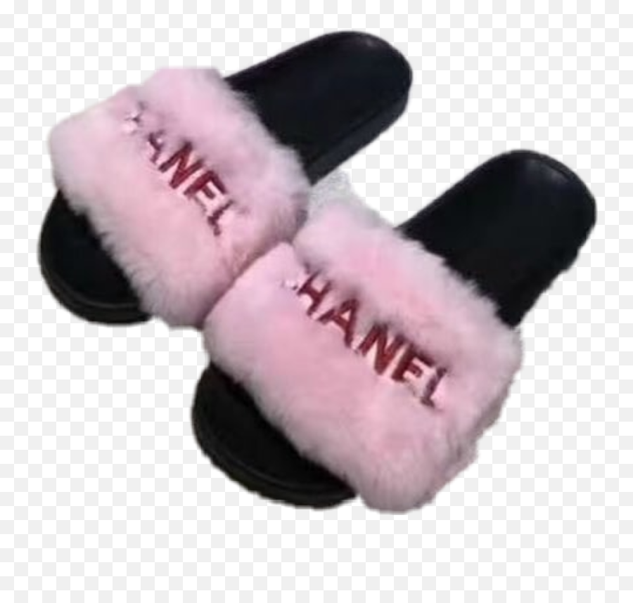 Shoes Slides Pinkaesthetic Chanel - Chanel Slides Transparent Background Emoji,Emoji Slides