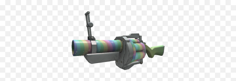 Rainbow Grenade Launcher Tfview - Tf2 Top Shelf Grenade Launcher Emoji,Balloonicorn Tf2 Png Emoticon
