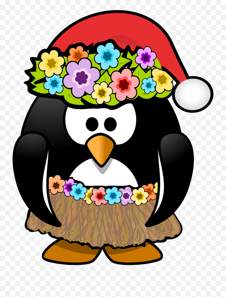 Ho Ho Ho - Clip Art Hawaiian Christmas Emoji,Twas The Night Before Christmas Emojis