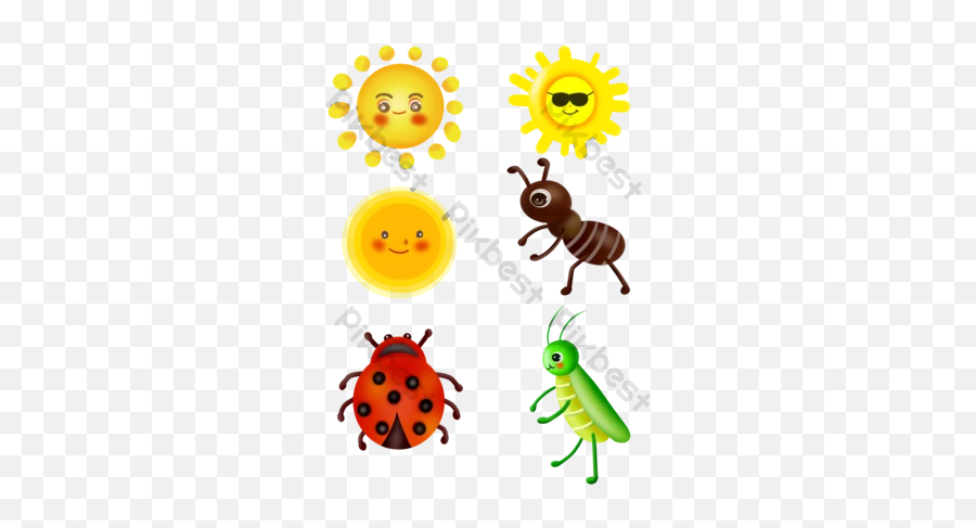 Smiley Sun Images Free For Design - Pikbest Ants Emoji,Waving Sun Emoticon