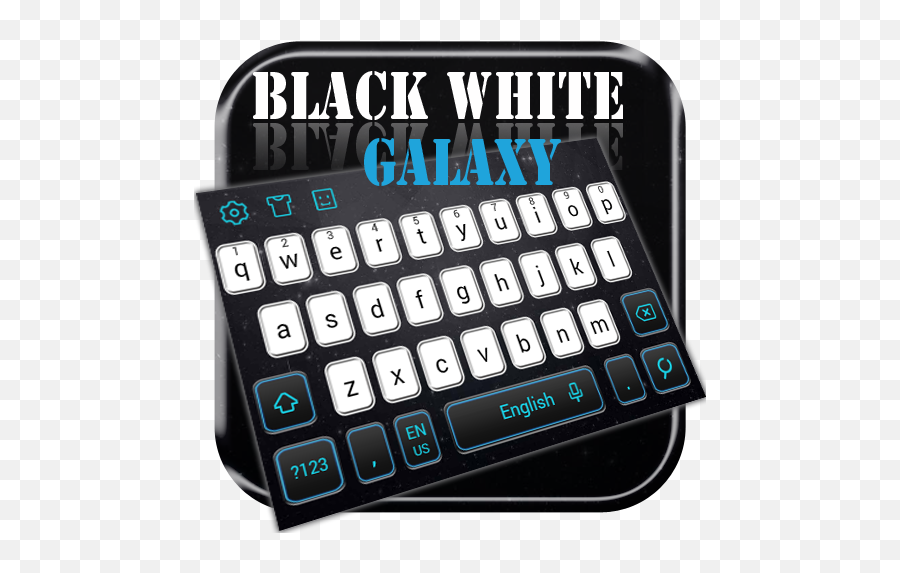 Black And White Galaxy Keyboard U2013 Apps I Google Play - Office Equipment Emoji,How To Add Emojis To Keyboard Galaxy S5