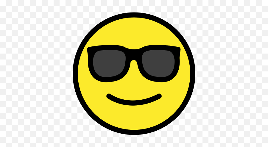 Smiling Face With Sunglasses Emoji - Emoji Meaning,Smiling Emoji