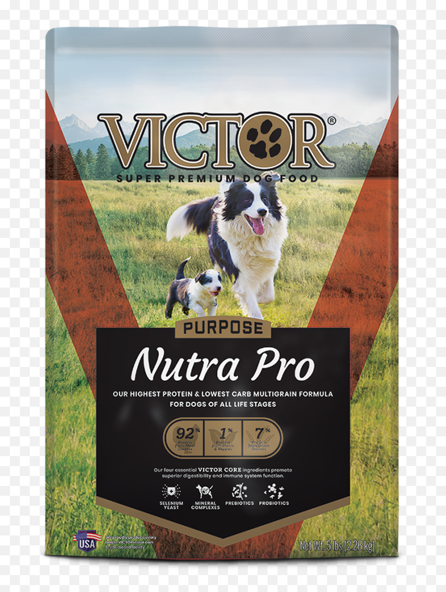 Victor Nutra Pro 38 Active Formula For Dogs U0026 Puppies - Victor Purpose Nutra Pro Emoji,Husky/border Collie Emoji