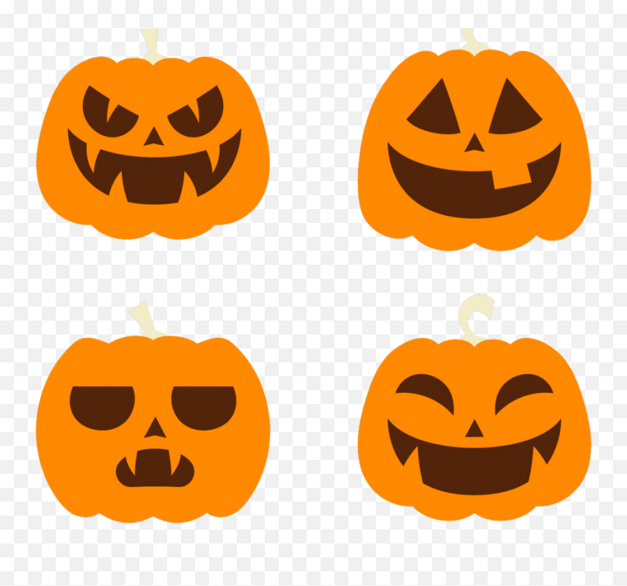 Pumpkin Emoji - Halloween Vector Free Png Pumpkin Download Abóbora De Hallowin Grande,Emoji Of A Pumpkin