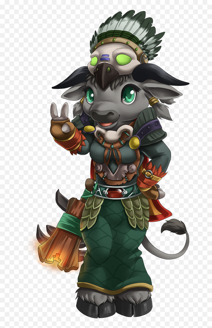 People Forget Iu0027m A Rogue - Wow Tauren Chibi Emoji,Old Deviant Art Emoticons