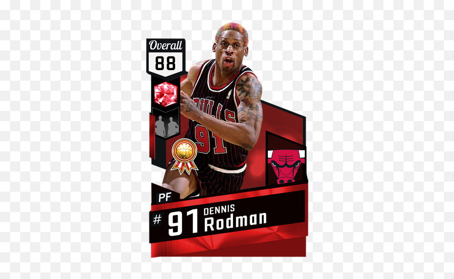 89 Dennis Rodman - Andrew Gaze Nba 2k Emoji,Rodman Emotion Card