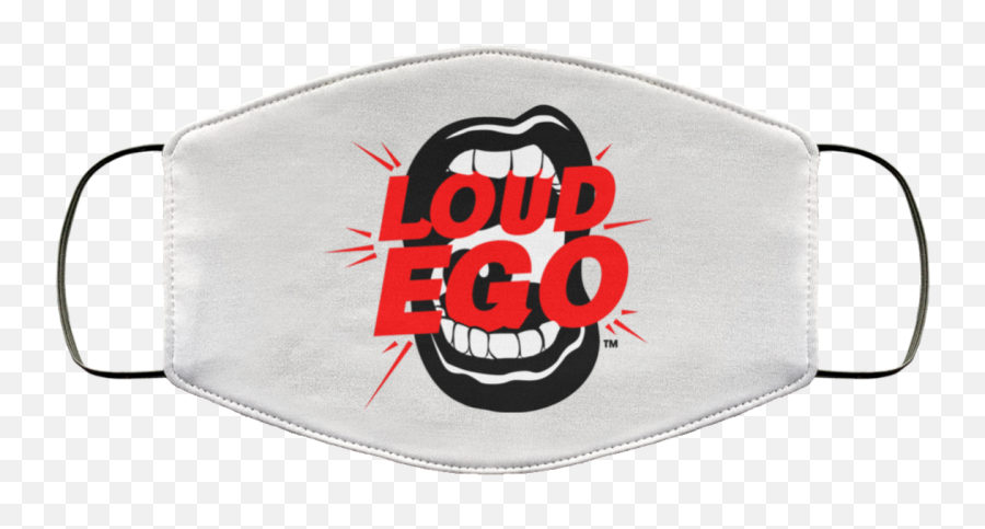 Loud Ego Face Mask - Solid Emoji,Emoticon Showing Ego