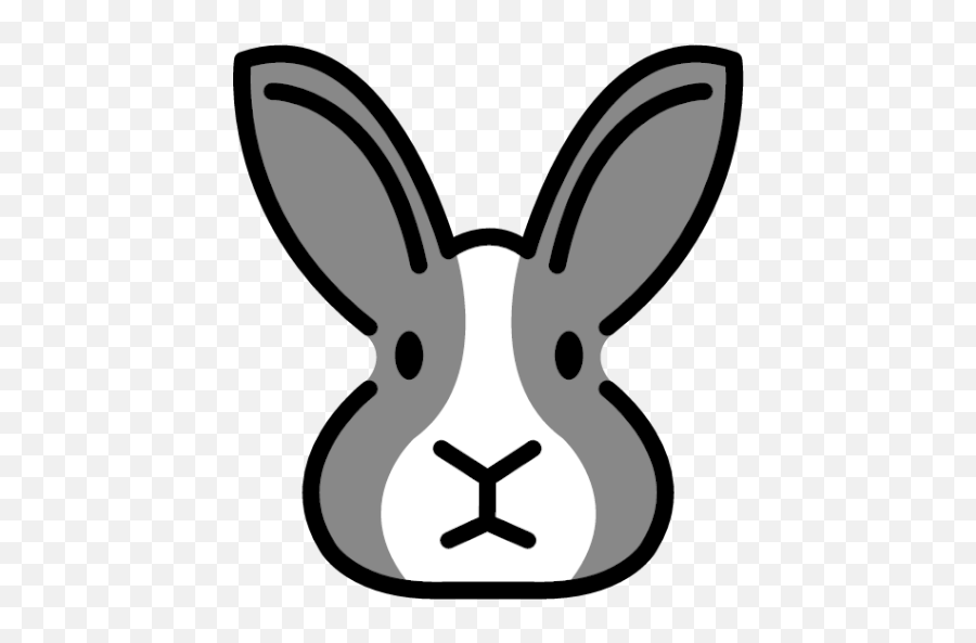 Rabbit Face Emoji - Download For Free U2013 Iconduck Dibujos De,Hamtaro Emojis Rabbit