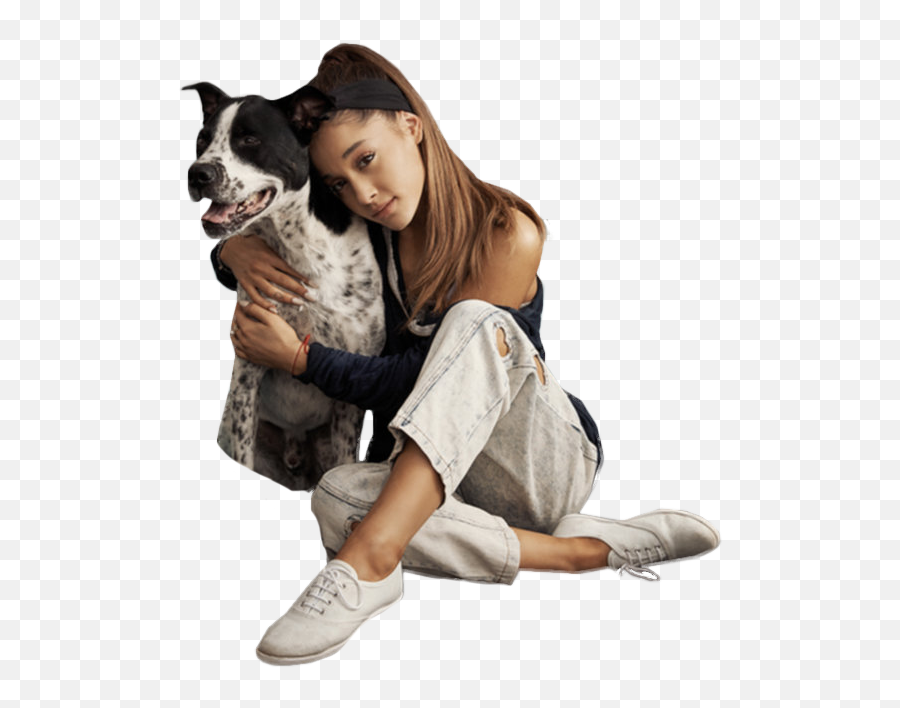 Ariana Grande Clipart Dog - Ariana Grande With Her Dogs Portable Network Graphics Emoji,Ariana Grande Emoji