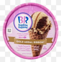 Baskin Robbins Ice Cream Gold Medal Ribbon - Baskin Robbins Gold Medal Ribbon Ice Cream Emoji,Ice Cream Emoji Changing Pillow