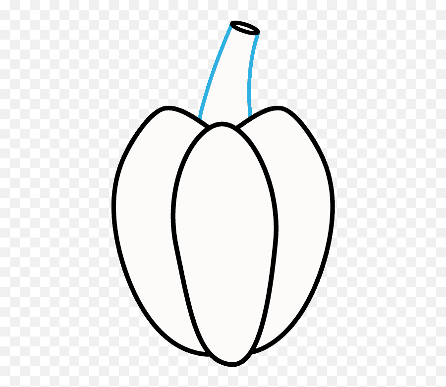 Easy How To Draw A Pumpkin Step By Step - Draw A Eary Pumkin Emoji,Simple Pumpkin Ideas Emojis