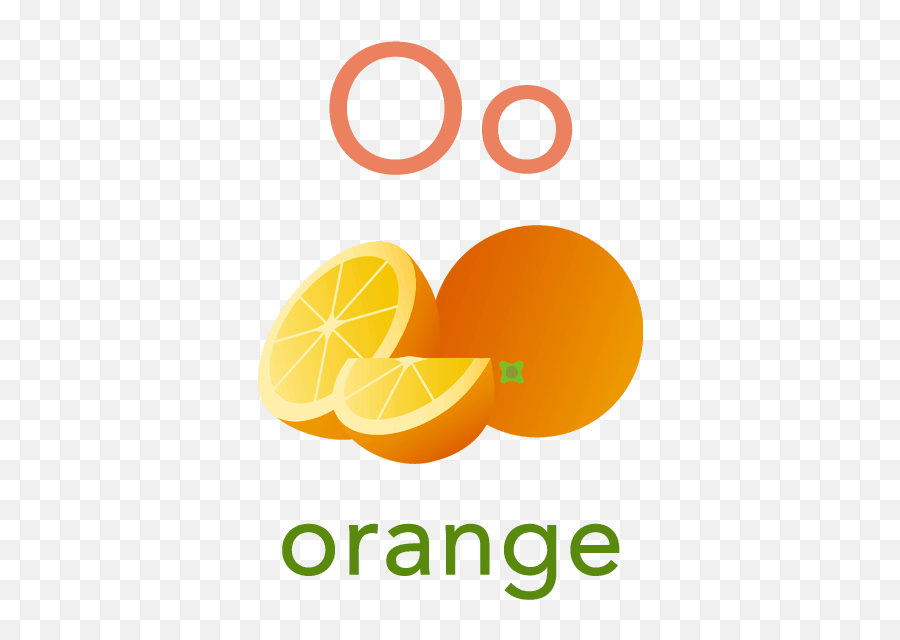Baby Abc Flashcard - O For Orange Learning Abc Abc Oo Is For Orange Emoji,Emotion Flash Cards