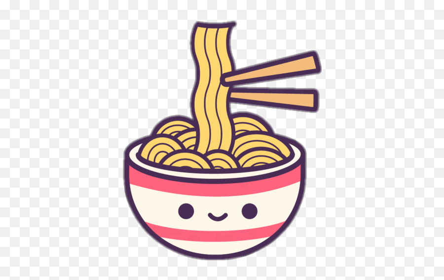 Kawaii Spaghetti Pasta Sticker By Daniela Teixeira - Imagenes De Pasta Kawaii Emoji,Pasta Emoji Png