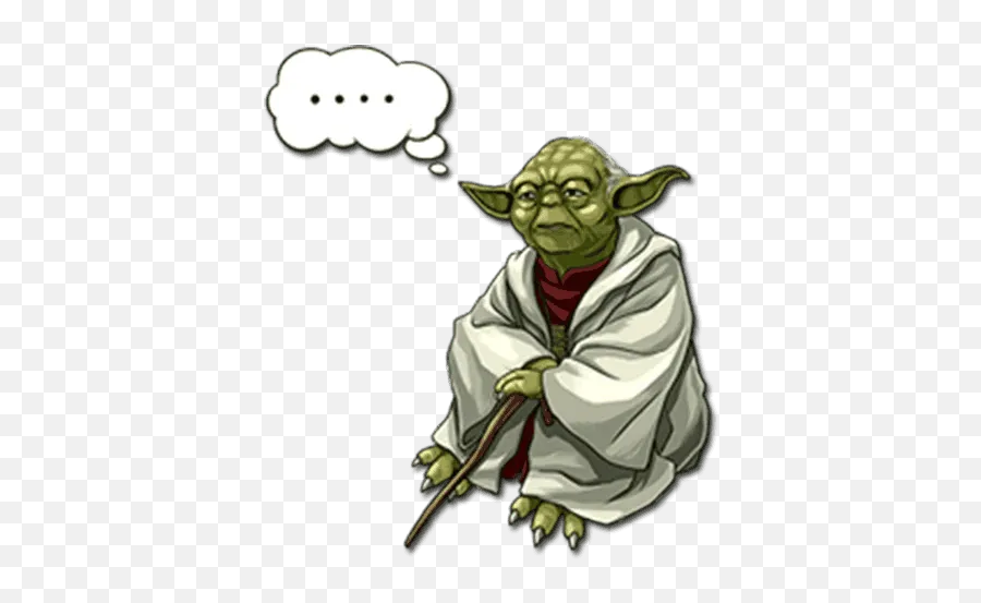Yodau201d Stickers Set For Telegram - Star Wars Love Whatsapp Stickers Emoji,Yoda Emoticon Facebook