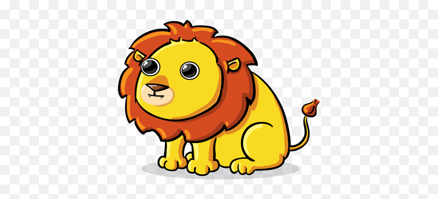 Lion Image Clip Art Free Vector Art - Clipartix Sad Lion Clipart Emoji,How To Draw A Lion Emoji