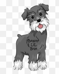 The Cottage Crafters - Mini Schnauzer Cartoon Emoji,Mini Schnauzer Emojis