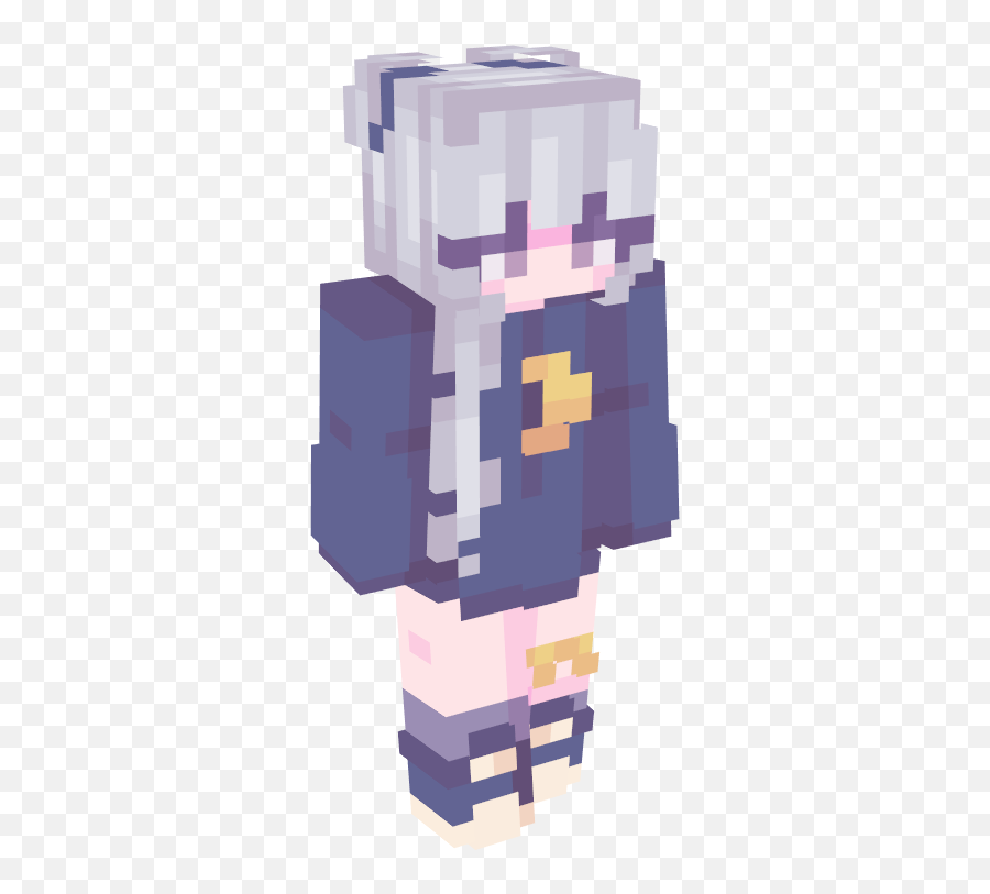 Why Do All E - Girl Skins Look The Same Lol Hypixel Kawaii Moon Minecraft Skin Emoji,Minecraft Cake Emojis